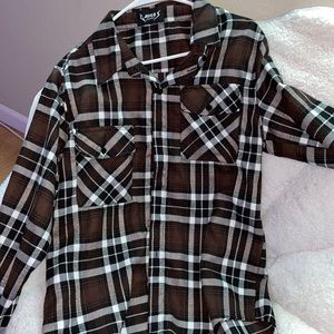 Dark Chocolate Brown Flannel